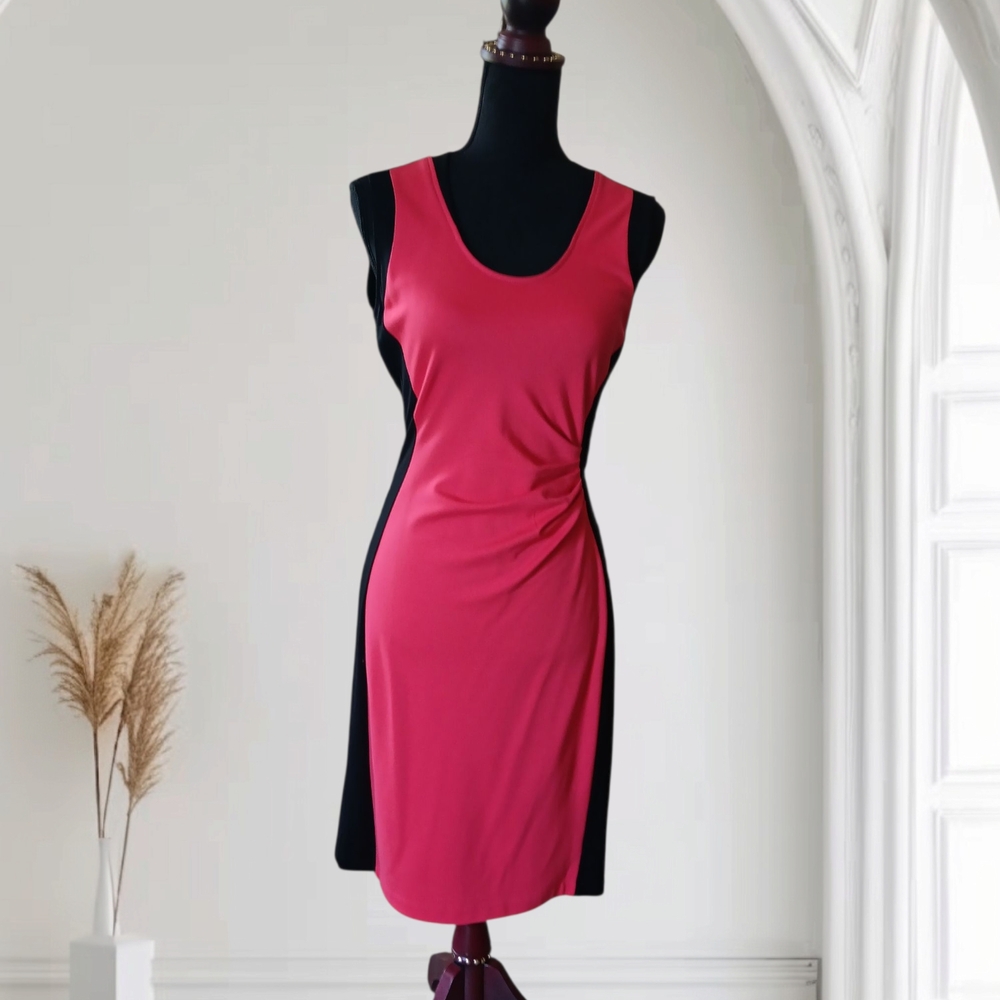 Karen Kane Black and Pink Dress